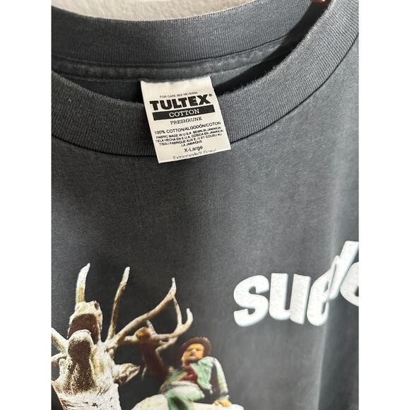 Suede "So Young" 1993 Vintage T-shirt Reprint Tultex Tag Single Stitch - Picture 5 of 5